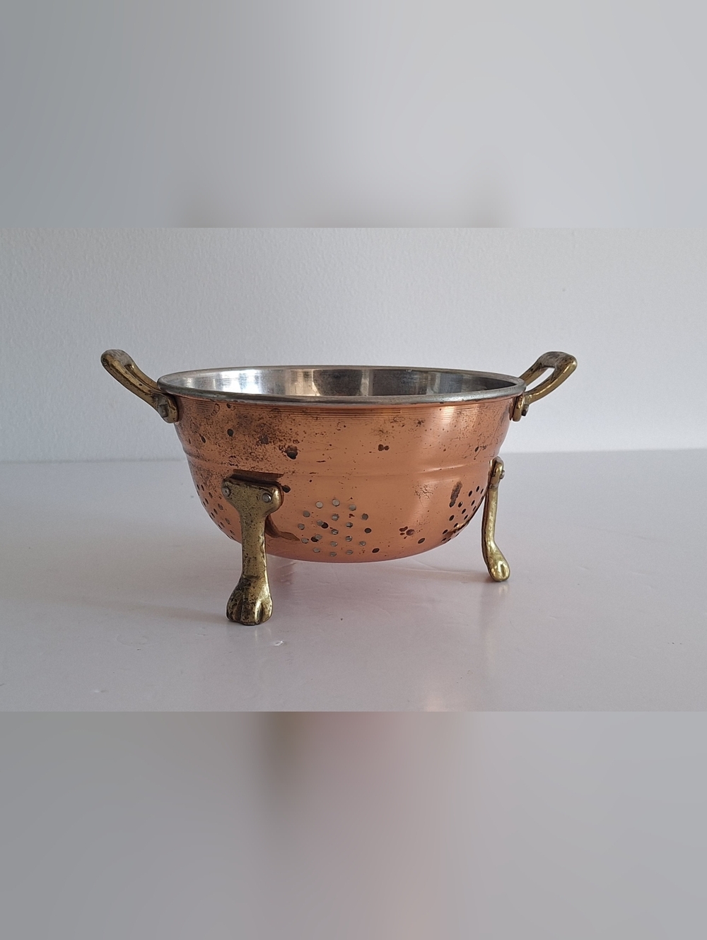 Small copper colander - Picture 2 of 14